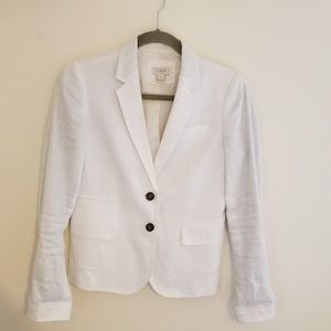 J. Crew White Blazer Size 0